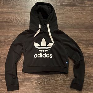 Cropped Adidas hoodie. size small. super cute for all seasons